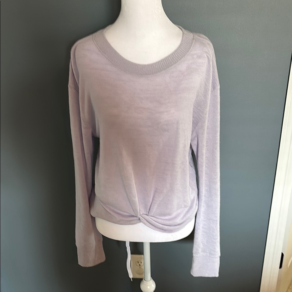 Sanctuary Light Purple Cozy and Versatile Lightweight Summer Sweater